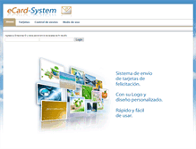 Tablet Screenshot of ecard-system.com